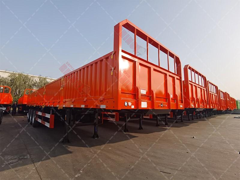3 axles semi trailer