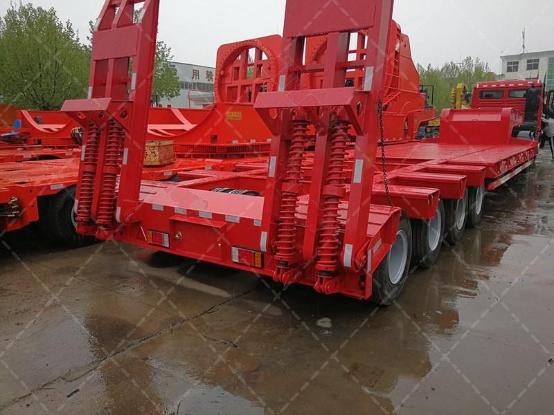 16m Lowbed trailer with One line two axles