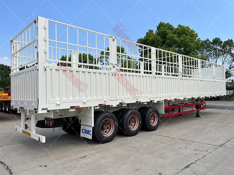 3 axles semi trailer