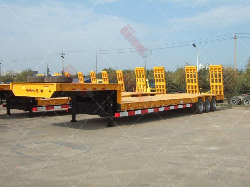 double axle lowbed trailer,low low bed trailer