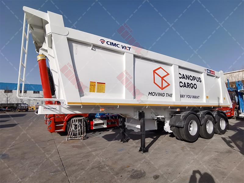 semi tipper truck
