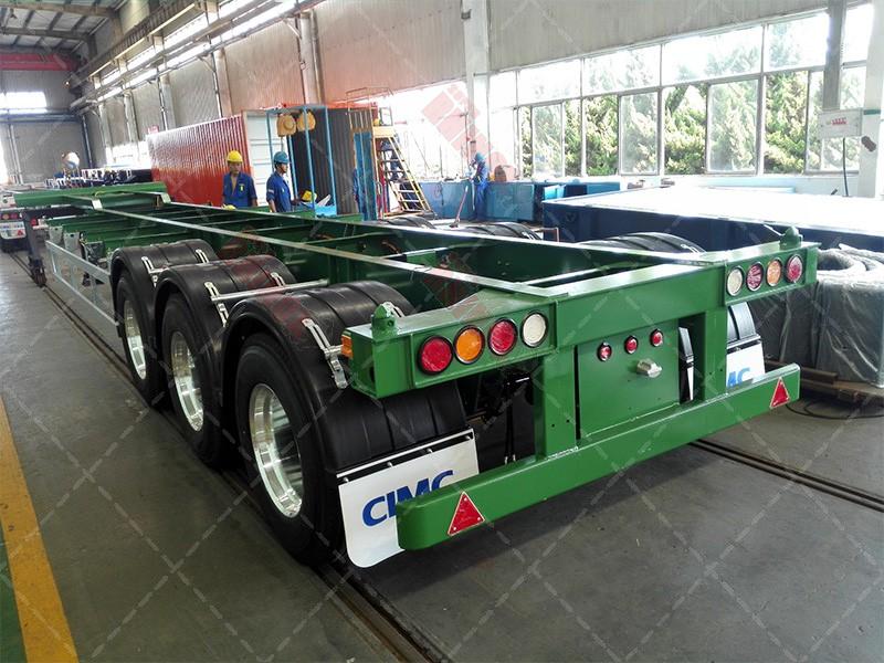 container chassis trailer supplier from china