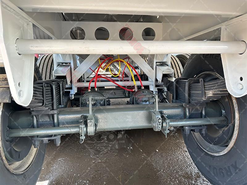 40FT Flatbed trailer with tri-axle