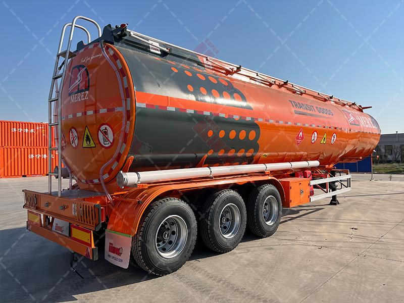 46CBM Aluminium Fuel Tanker Trailer with three axles