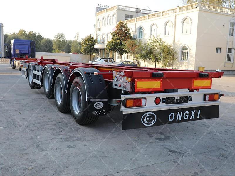 Russia standard OTTC  40ft Four-Axles Container Skeletal Semi-Trailer