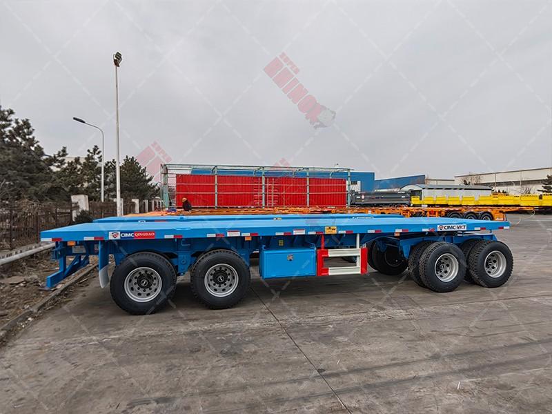 Draw Bar high bed Puling Trailer with four axles