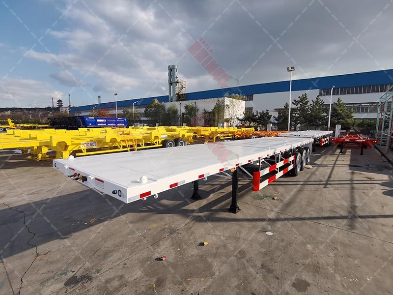 40ft high bed container semi trailer with three axles