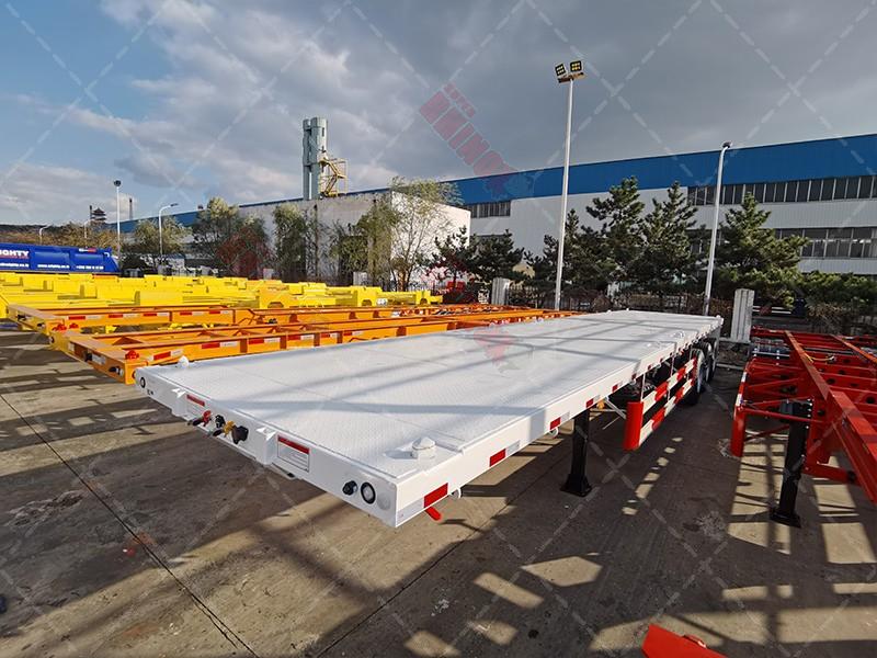 40ft high bed container semi trailer