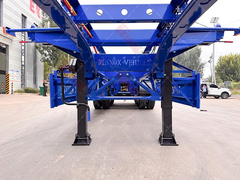 40ft container skeleton trailer with tri axles