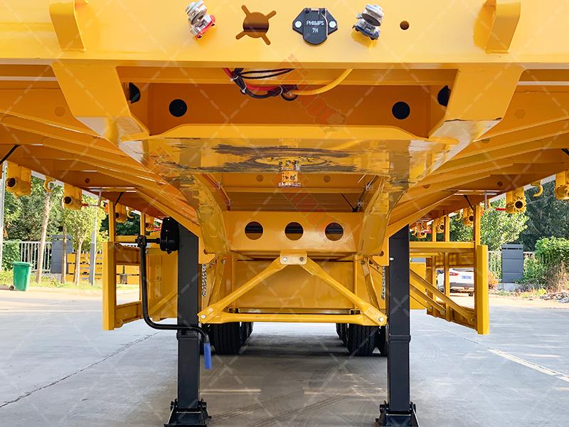 40FT Tri Axle Flatbed Semi Trailer