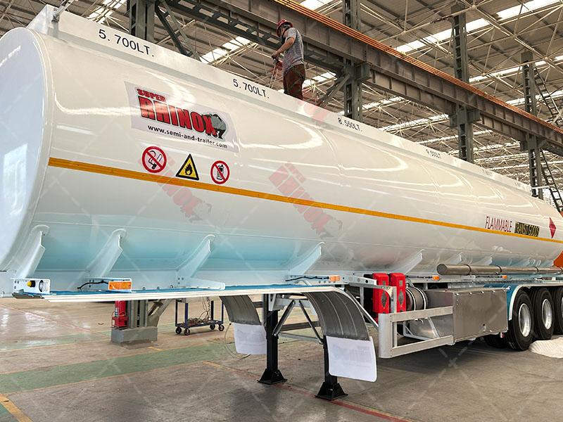 Tri Axle Aluminum Alloy Fuel Tanker Semi Trailer Manufacturer