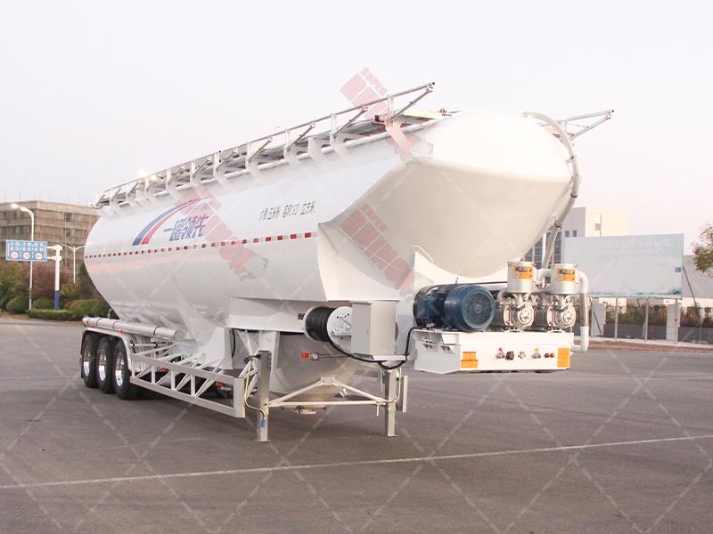Tri Alxe 60cbm Steel Bulk Flour Transport Tanker Trailer