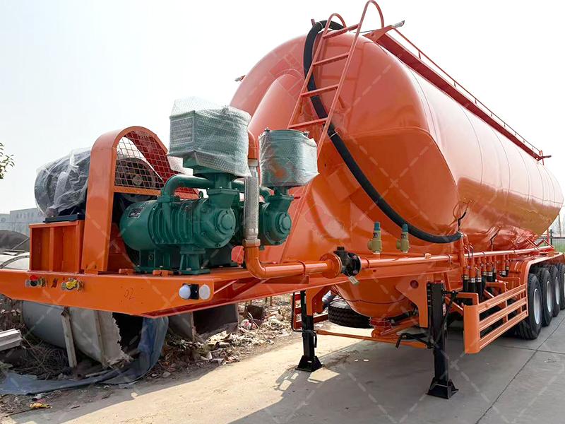 Flour Tanker Trailer Bulk Powder Transport Semi Trailer Manufacturer