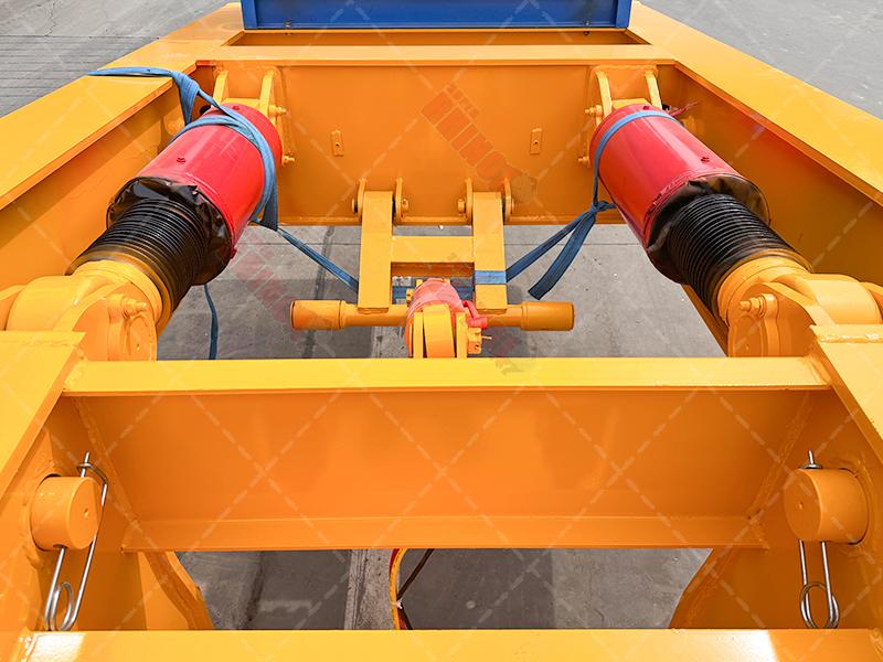 Tri Axle Removeable Gooseneck Lowbed Semi Trailer