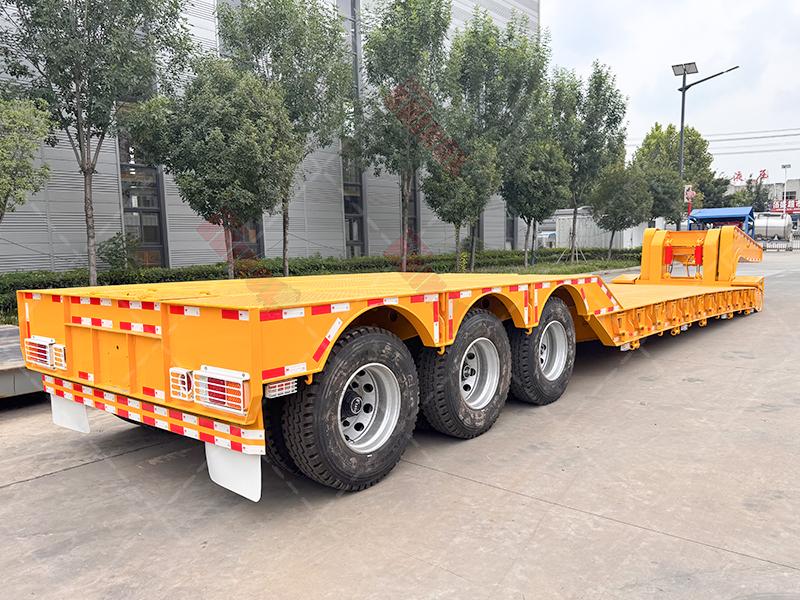 Tri Axle Removeable Gooseneck Lowbed Semi Trailer