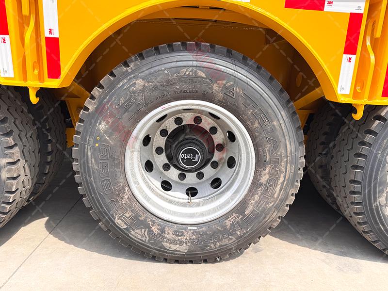 Tri Axle Removeable Gooseneck Lowbed Semi Trailer