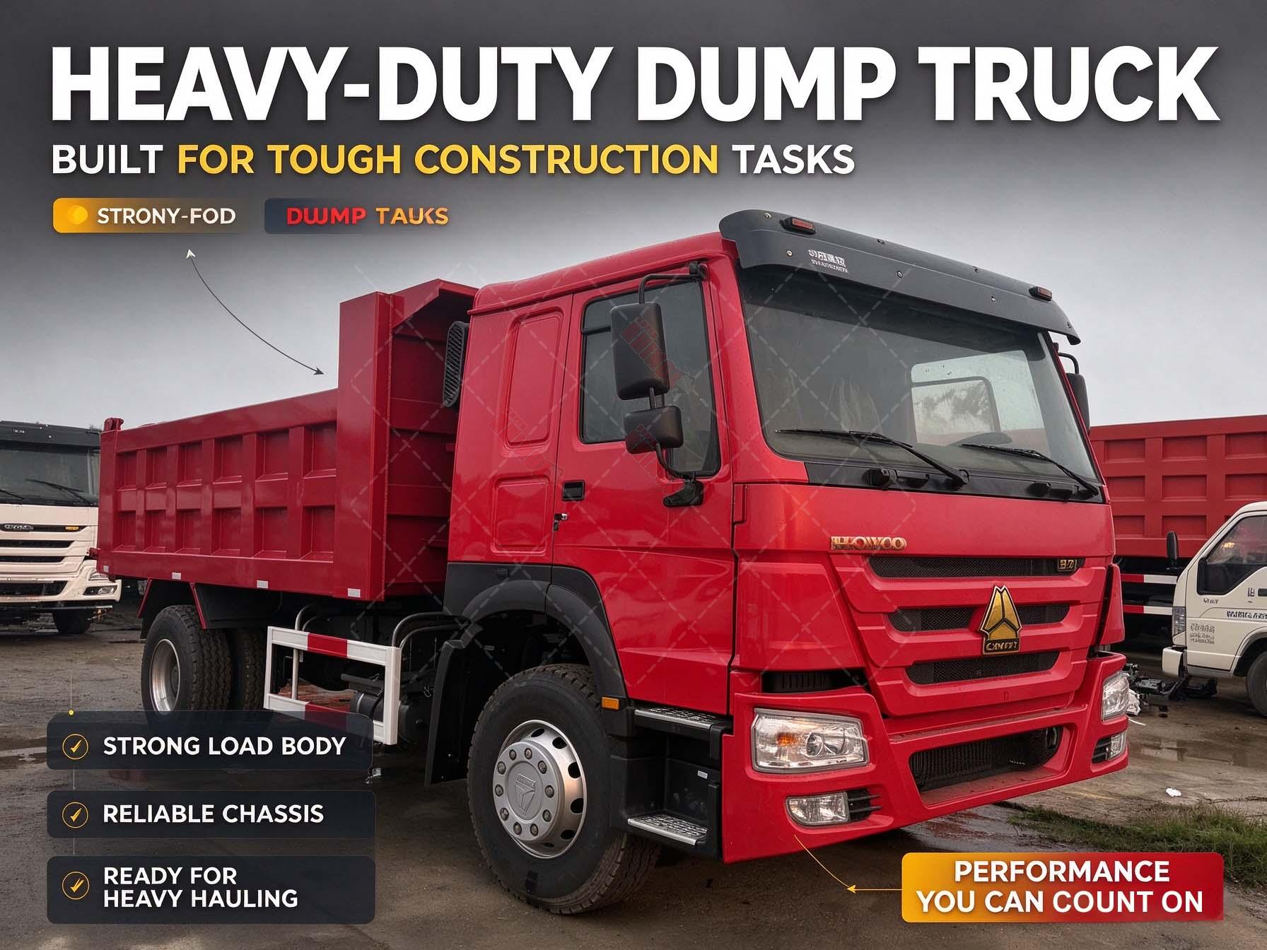 4x4 hydraulic tipper truck with Four-Wheel Drive Hydraulic Dumper