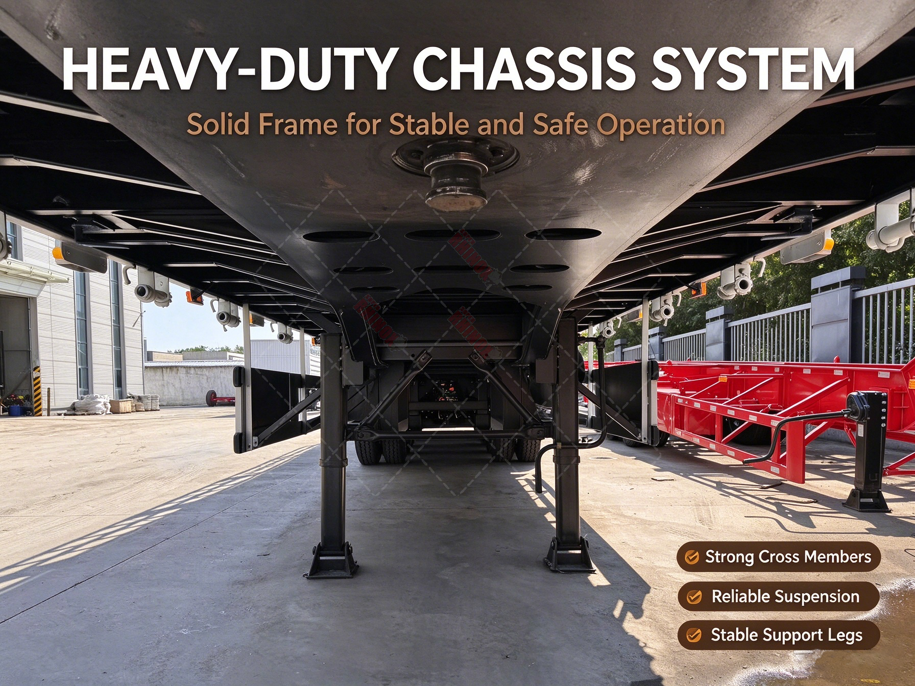 5 Axle Fence Semi Trailer for Bulk Cargo Transport