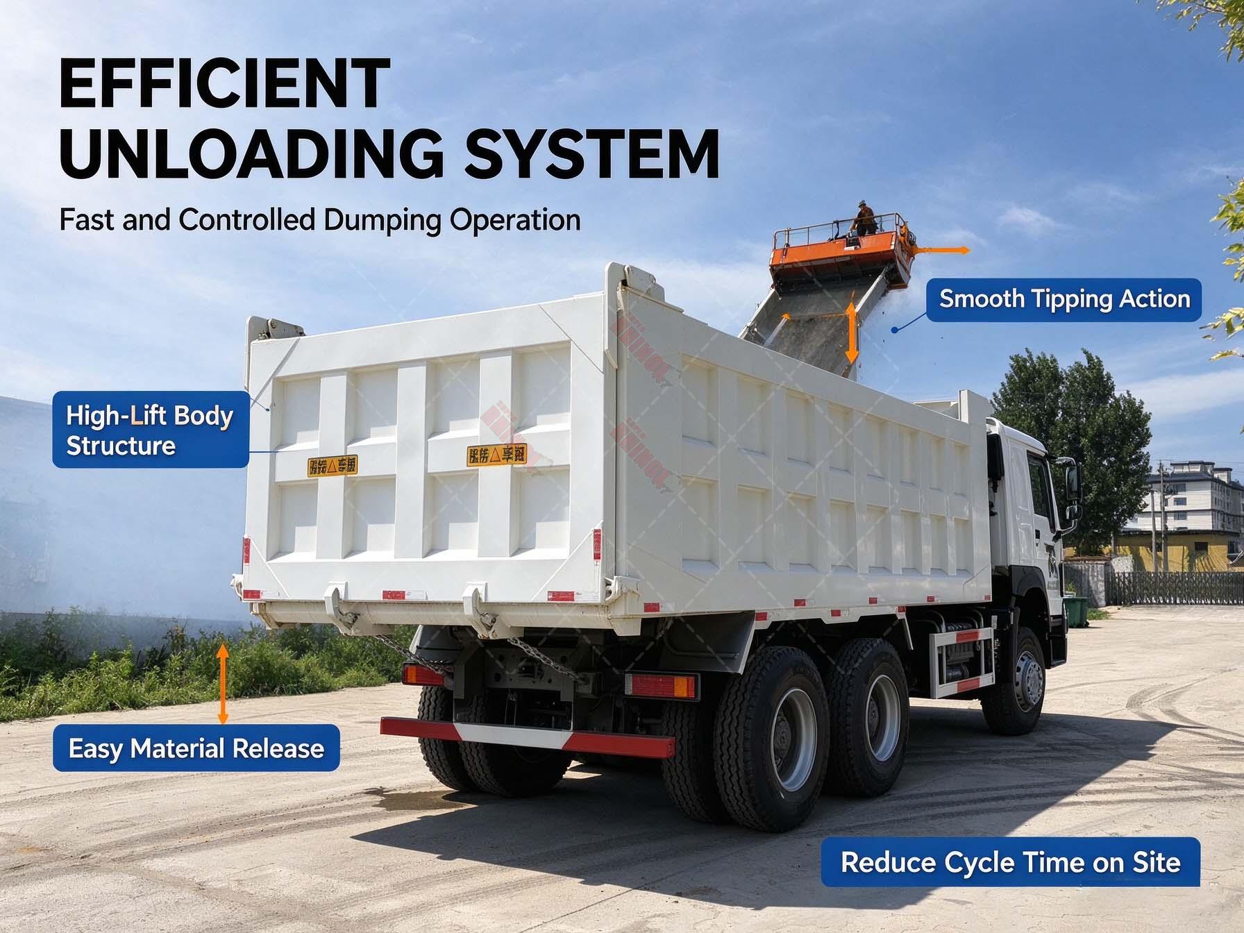 Heavy-Duty tipper dump truck (6x4 Drive) For Sale