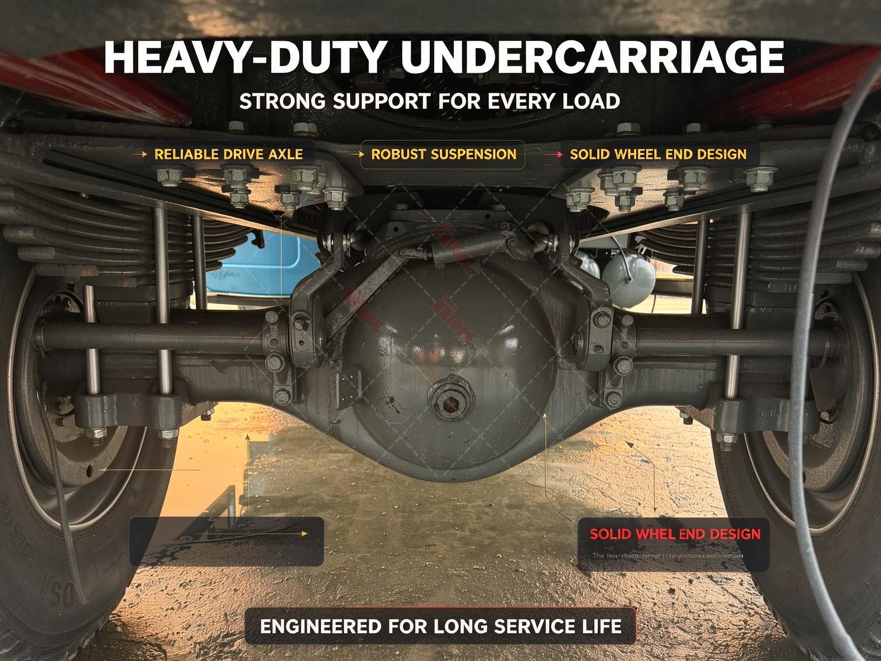 4x4 Dump Truck Four-Wheel Drive Hydraulic Dumper