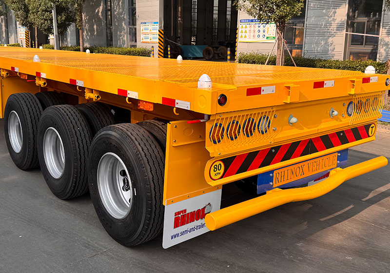 40ft flatbed semi trailer picture